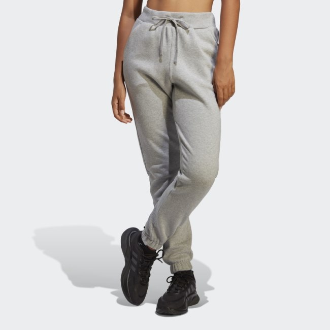 Adidas Lounge Fleece Pants Medium Grey