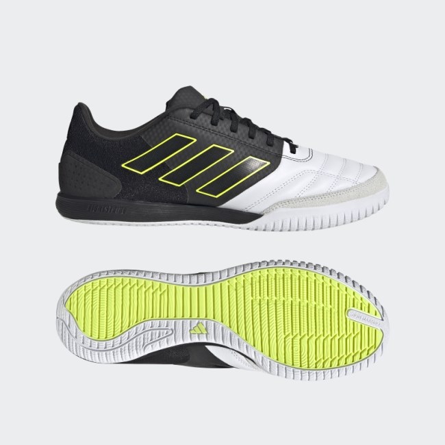 Top Sala Competition Indoor Soccer Shoes Adidas Black