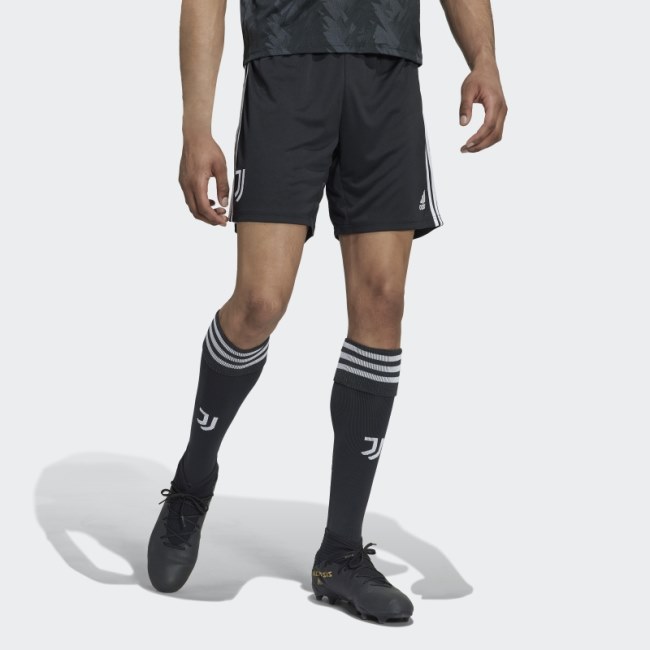 Black Juventus 22/23 Away Shorts Adidas