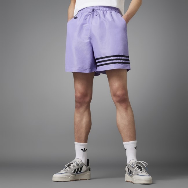 Lilac Adidas Adicolor Neuclassics Shorts