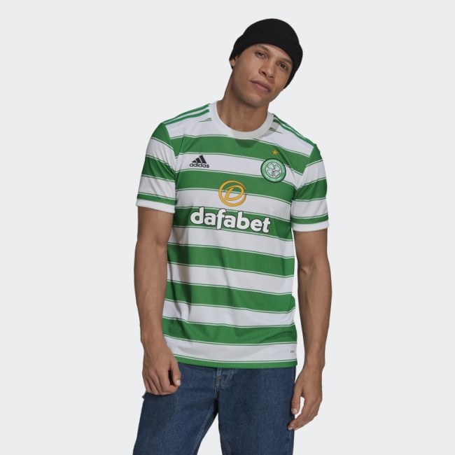 Celtic FC 21/22 Home Jersey Adidas White