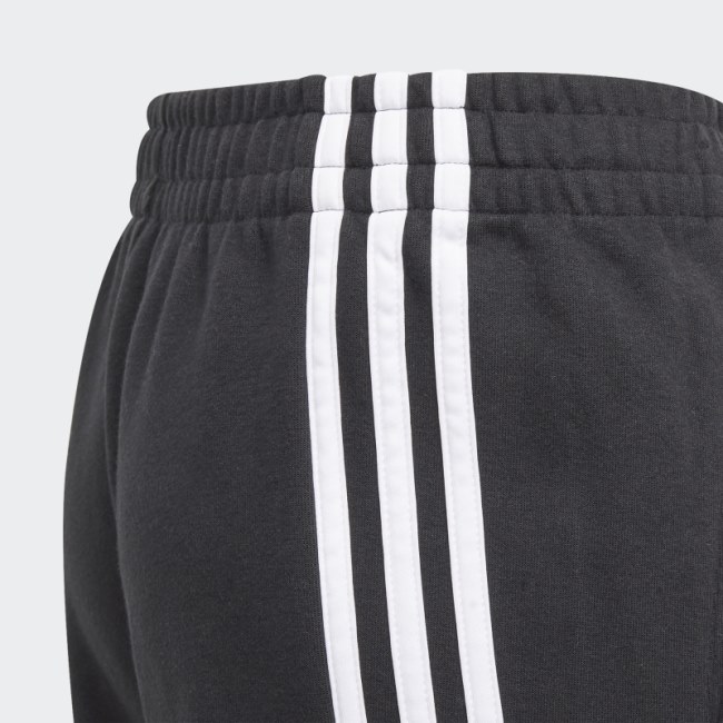 3-Stripes Tapered Leg Pants Black Adidas
