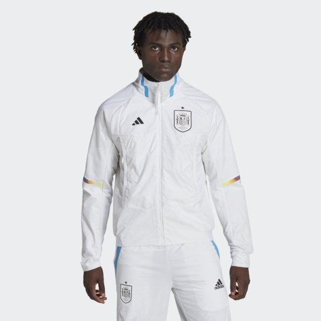 Spain Game Day Anthem Jacket Adidas White
