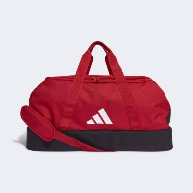 Red Adidas Tiro League Duffel Bag Medium