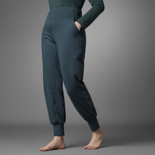 Green Authentic Balance Yoga Pants Adidas Fashion