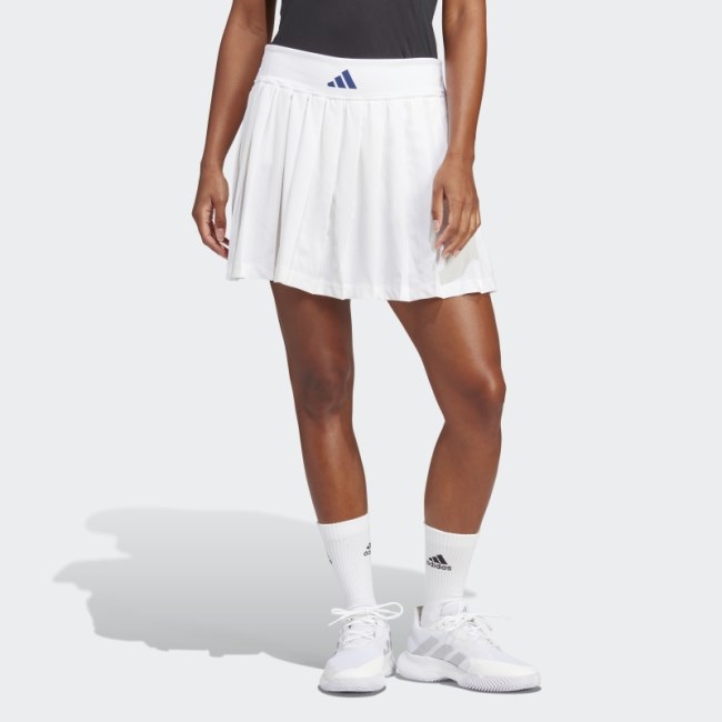 Clubhouse Premium Classic Tennis Pleated Skirt White Adidas