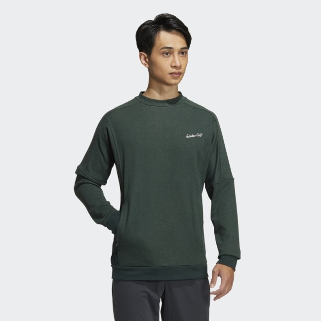 Green Mel Adidas Go-To Crew Sweatshirt