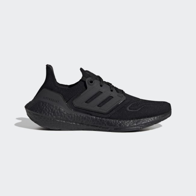 Black Adidas Ultraboost 22 Running Shoes