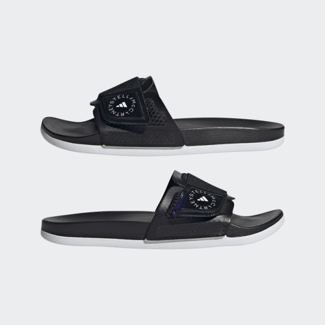 Black Fashion Adidas by Stella McCartney Slides