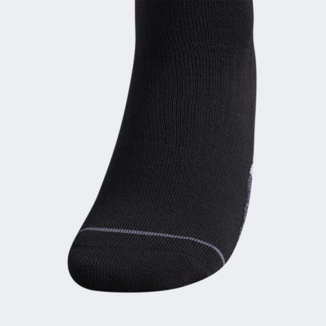 Black Cushioned Crew Socks 3 Pairs XL Adidas