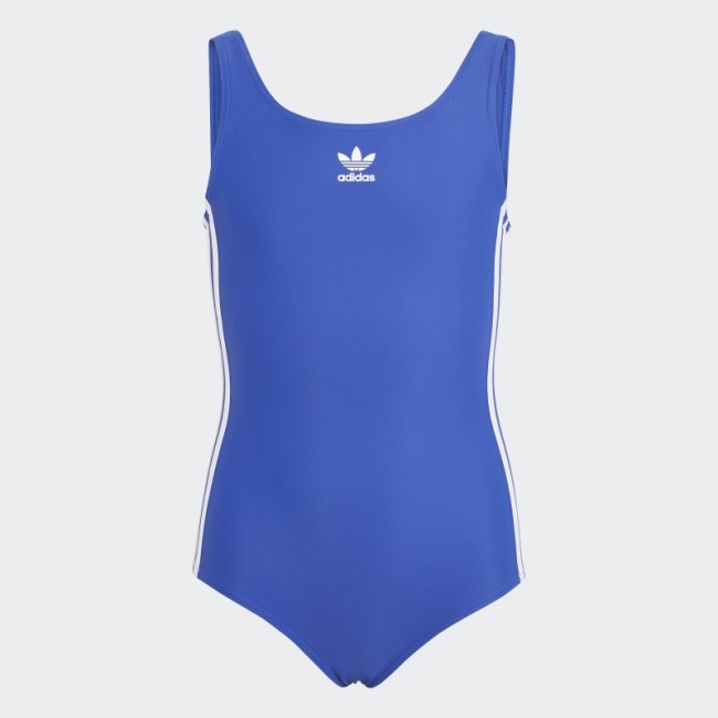 Blue Originals Adicolor 3-Stripes Swimsuit Adidas