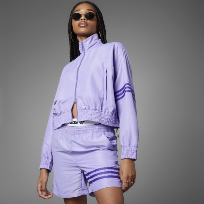 Lilac Adidas Adicolor Neuclassics Track Top