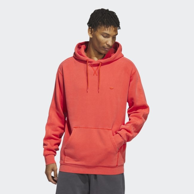 Adidas Featherweight Shmoofoil Hoodie Red