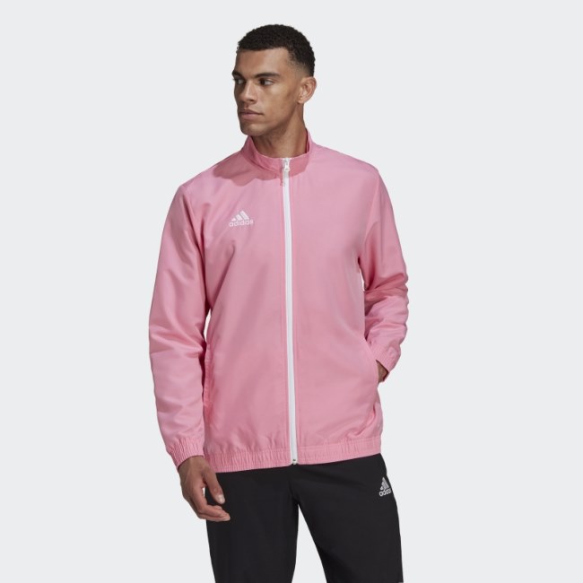 Pink Glow Adidas Entrada 22 Presentation Track Top