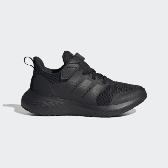 Adidas FortaRun 2.0 Cloudfoam Elastic Lace Top Strap Shoes Carbon