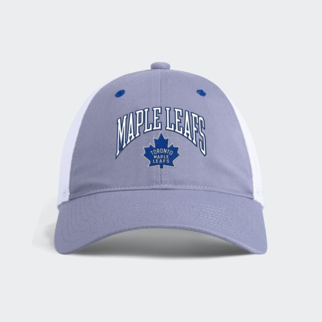 Adidas Grey Maple Leafs Slouch Trucker Hat