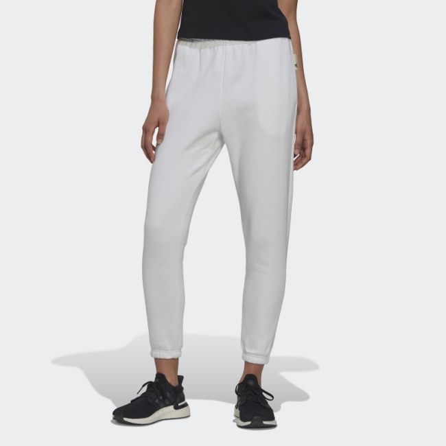 Adidas Studio Lounge Regular Fit Pants White
