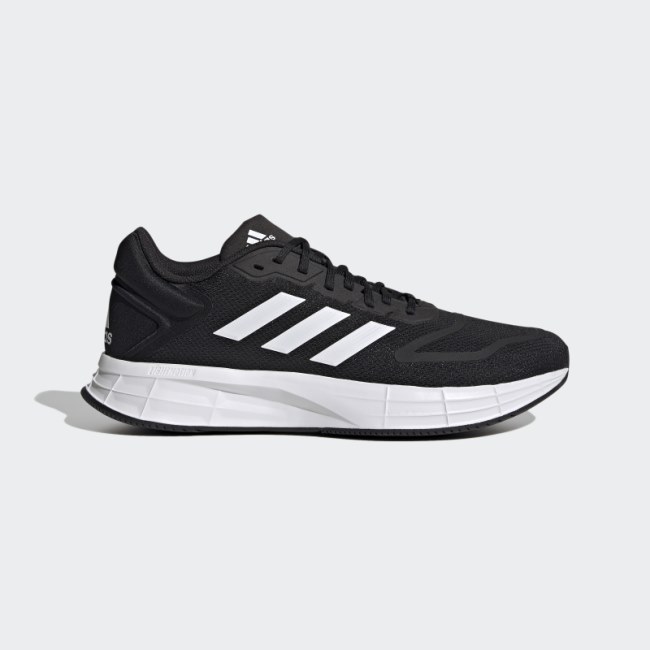 Black Adidas Duramo 10 Wide Running Shoes