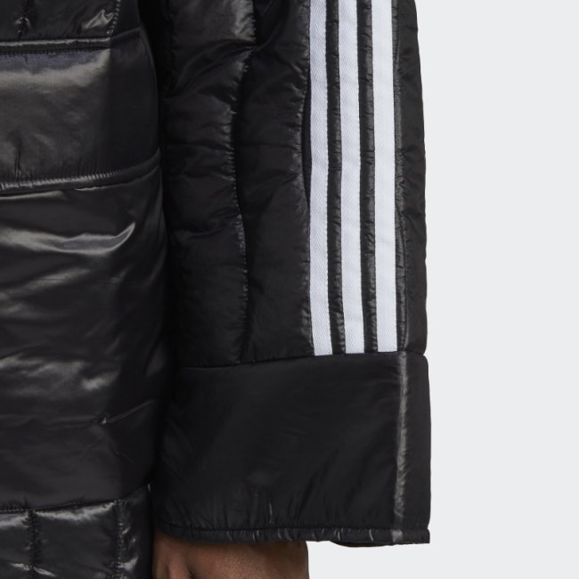 Black Adidas Premium Quilted Jacket