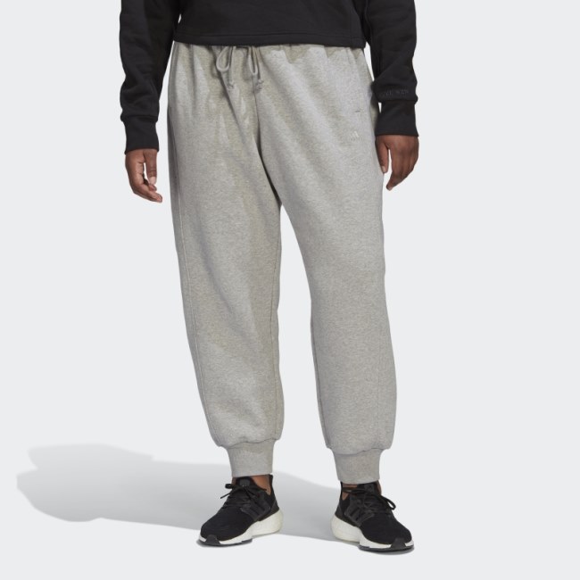 Medium Grey Adidas ALL SZN Fleece Pants (Plus Size)