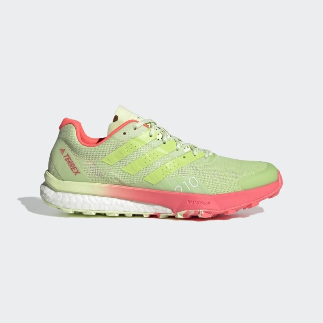Adidas Lime TERREX Speed Ultra Trail Running Shoes