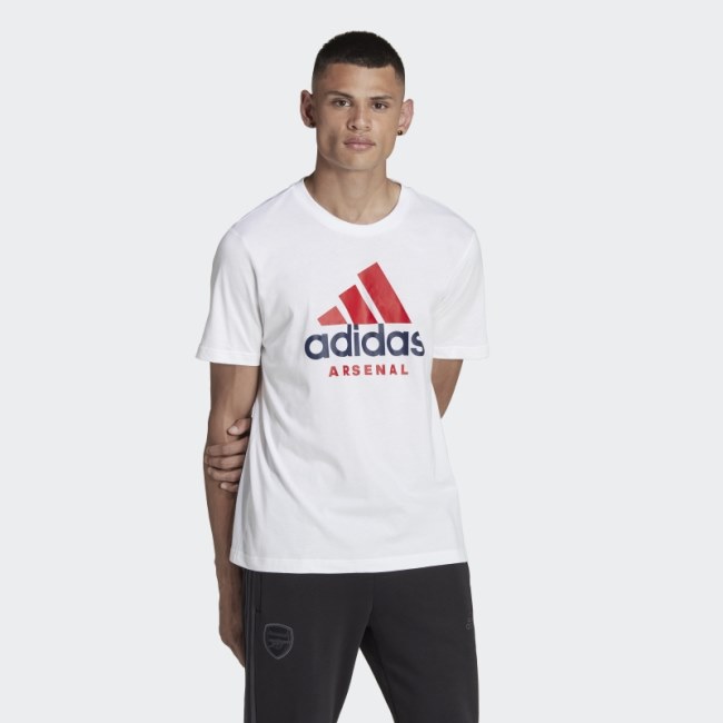 Adidas White Arsenal DNA T-Shirt