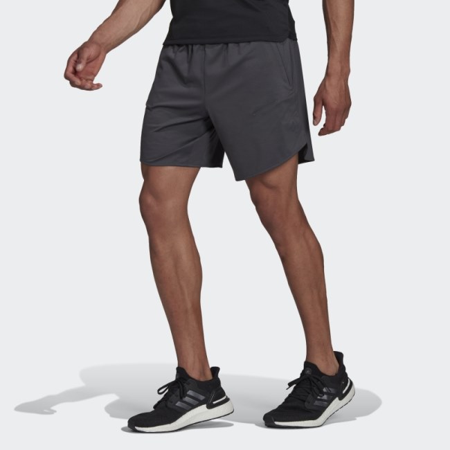 Grey Adidas Designed 4 Training HEAT.RDY HIIT Shorts