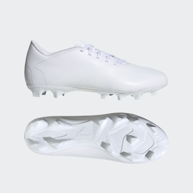 Adidas White Predator Accuracy.4 Flexible Ground Soccer Cleats
