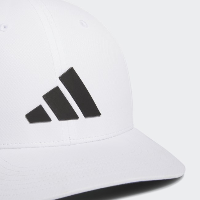 White Adidas Tour Snapback Cap