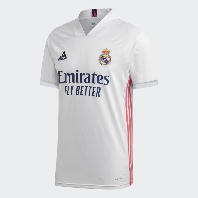 Real Madrid 20/21 Home Jersey Adidas White