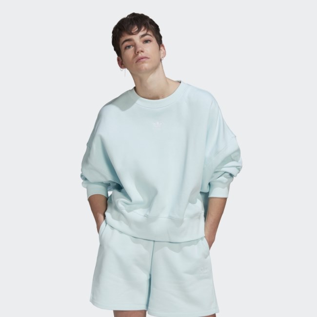Blue Adicolor Essentials Fleece Sweatshirt Adidas