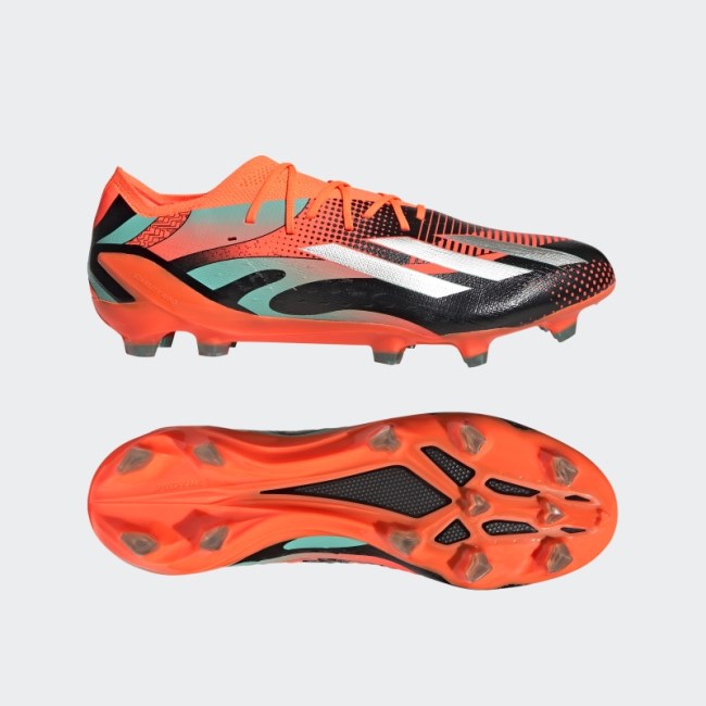 Adidas X Speedportal Messi.1 Firm Ground Cleats Orange