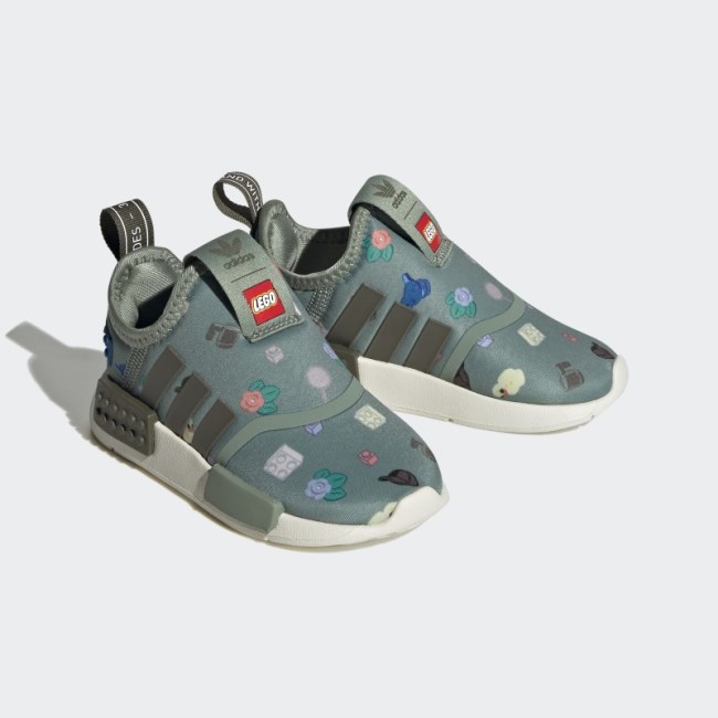 Adidas NMD 360 x LEGO Shoes Silver Green