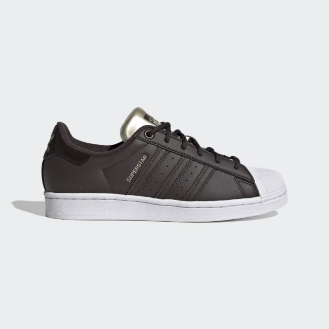 Adidas Superstar Shoes Night Brown
