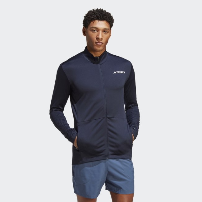 Terrex Multi Full-Zip Fleece Jacket Ink Adidas