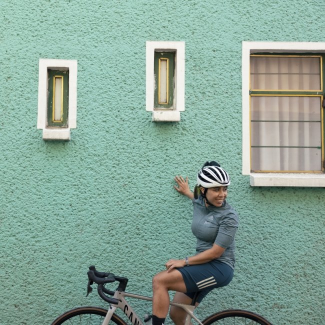 The Parley Short Sleeve Cycling Jersey Hazy Emerald Adidas