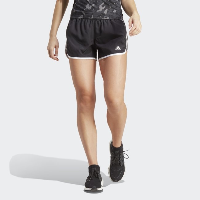 Black Marathon 20 Running Shorts Adidas