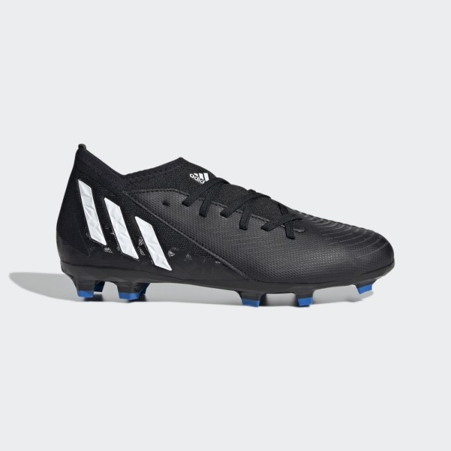 Predator Edge.3 Firm Ground Soccer Cleats Black Adidas