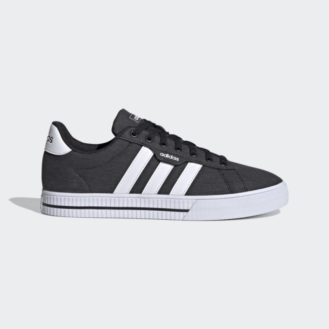 Adidas Black Daily 3.0 Shoes