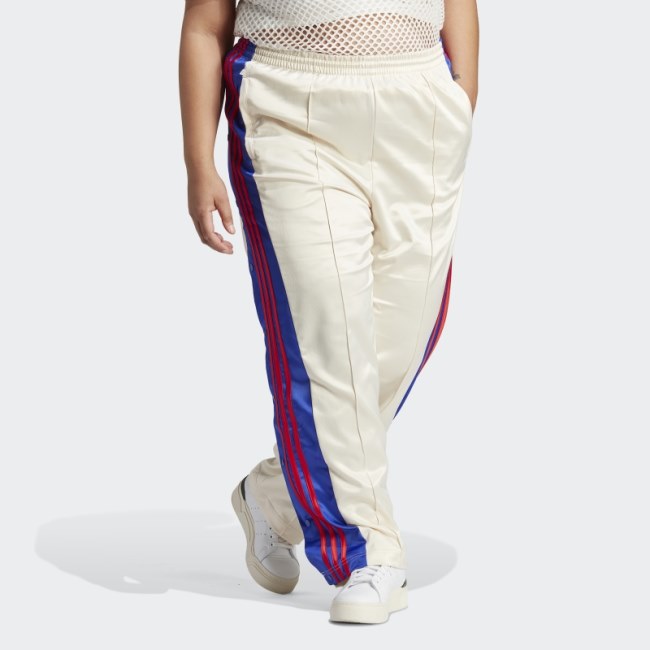 Adidas White Satin Adibreak Pants (Plus Size) Fashion