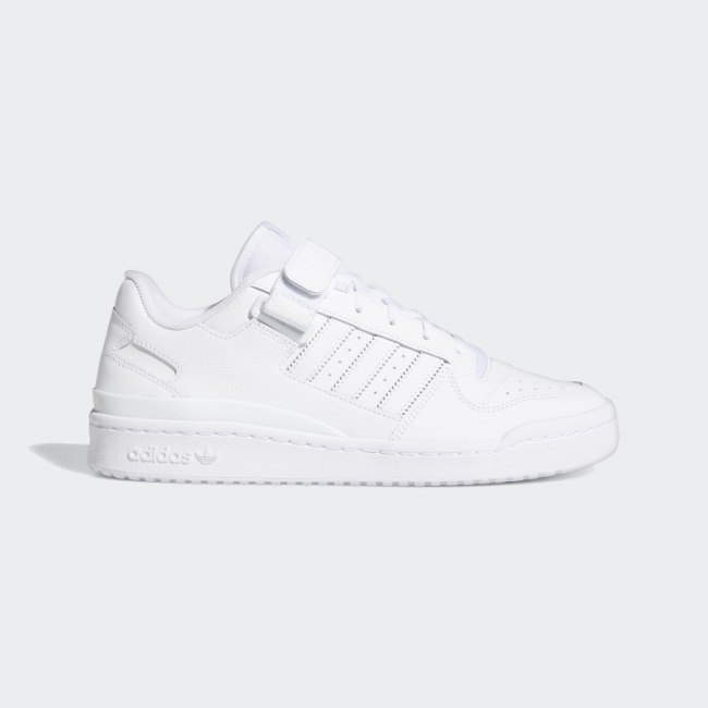 Forum White Low Shoes Adidas