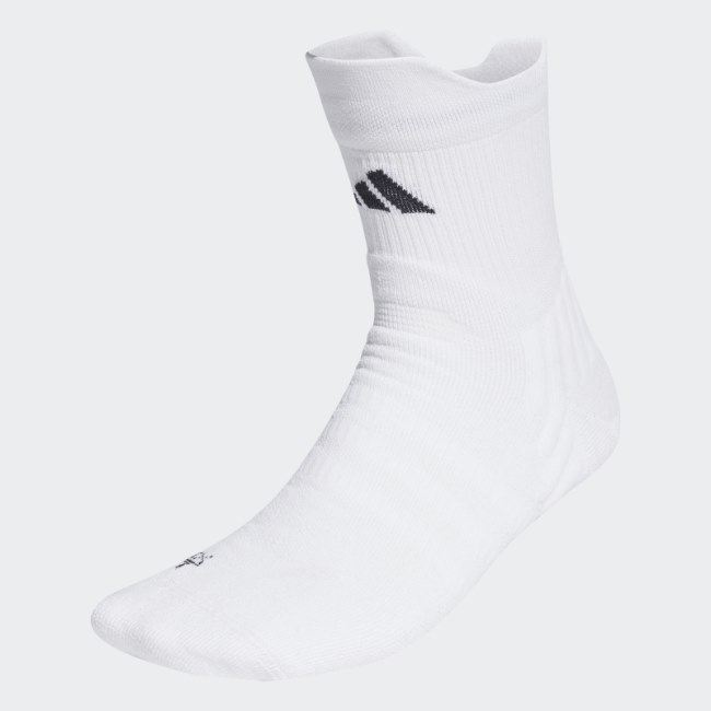 Adidas Tennis Cushioned Quarter Socks 1 Pair White