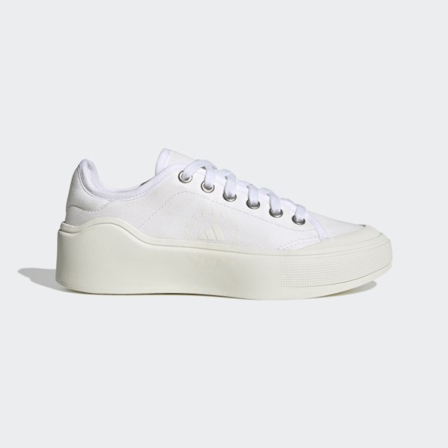 White Fashion Adidas by Stella McCartney Court Shoes