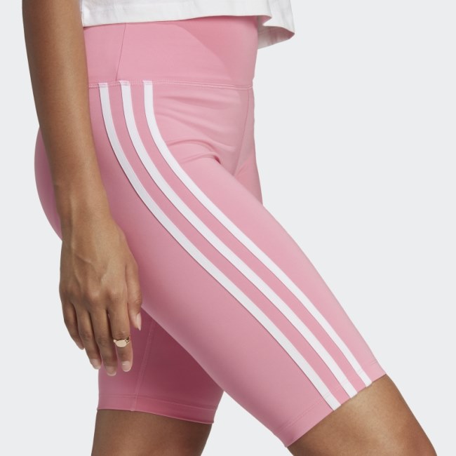 Adidas Pink Adicolor Classics High-Waisted Short Tights