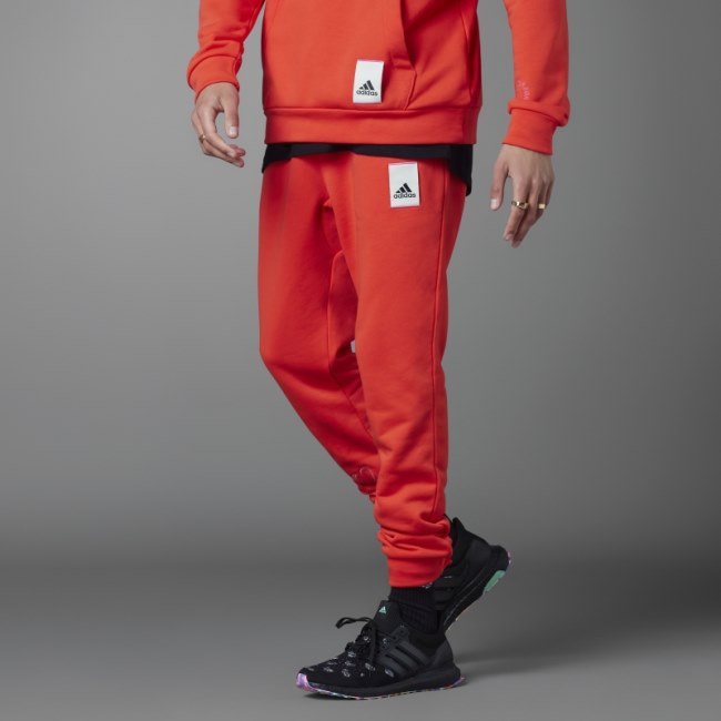Adidas Red Valentine's Day Joggers