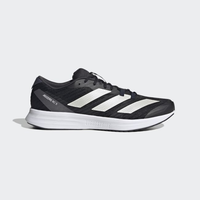 Black Adizero RC 5 Running Shoes Adidas