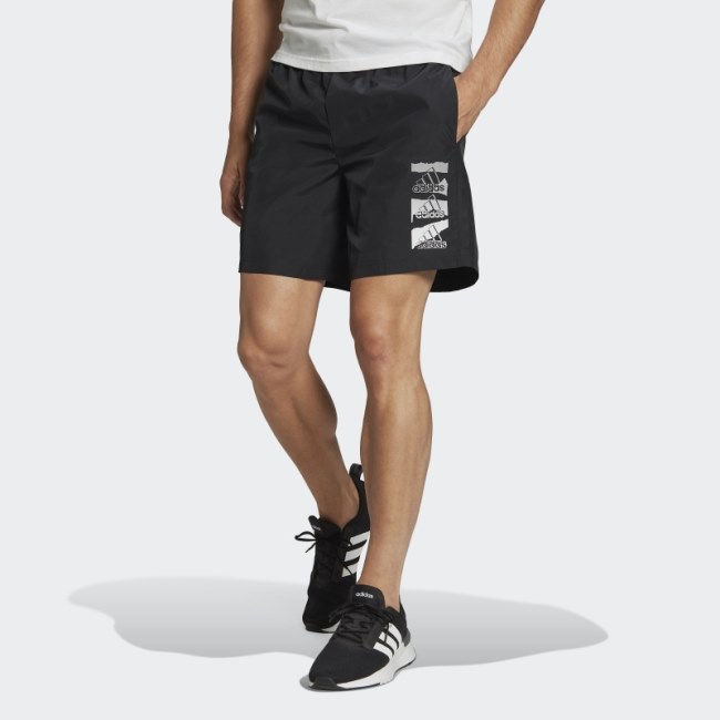 Essentials BrandLove Chelsea Woven Shorts Black Adidas