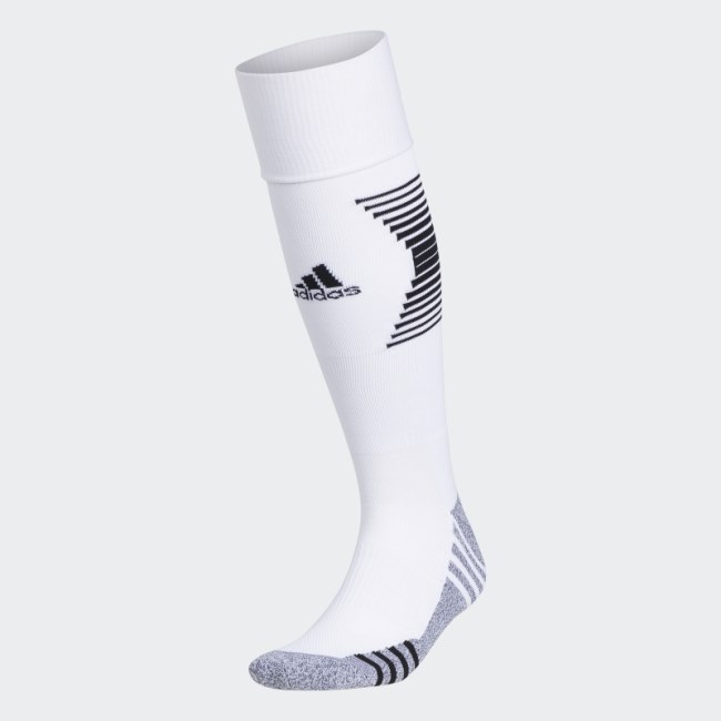 Adidas White Team Speed OTC Soccer Socks Hot
