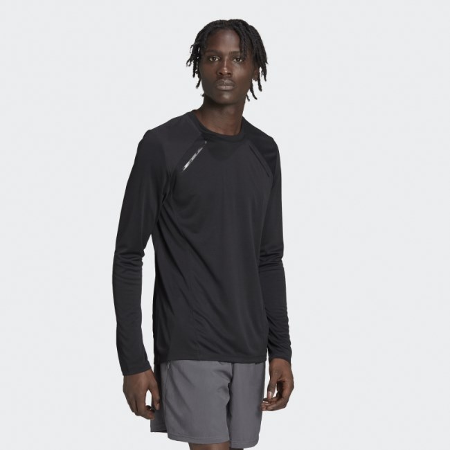 Adidas Black Best of Adi Training Long-Sleeve Top