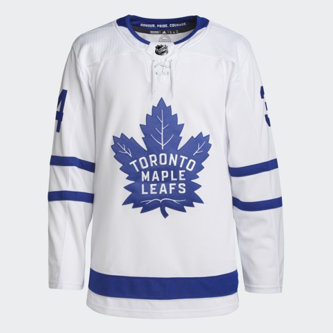 Maple Leafs Matthews Away Authentic Jersey White Adidas